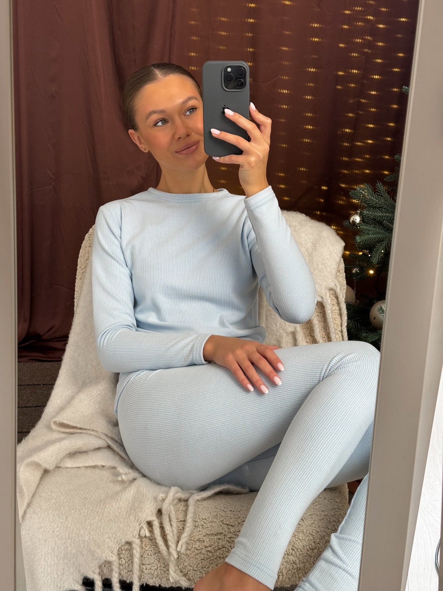 Термокомплект з принтом вʼязка