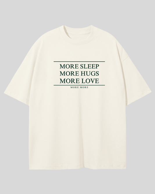 Футболка оверсайз "More sleep"