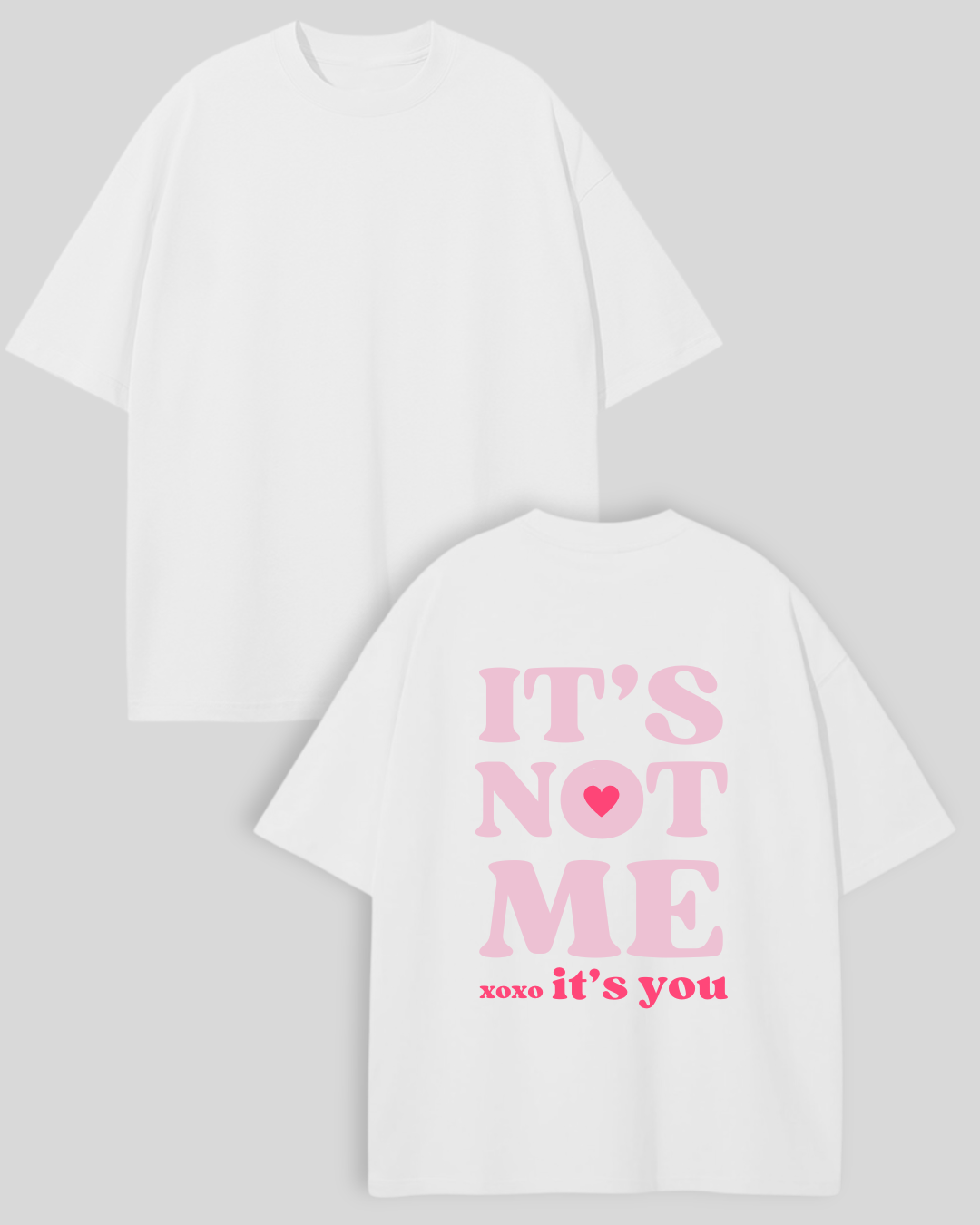 Футболка оверсайз "It’s not me"