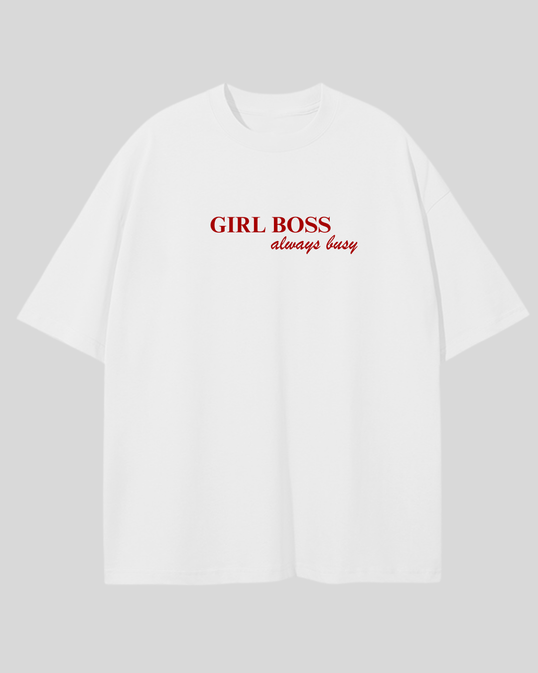 Футболка оверсайз girl boss