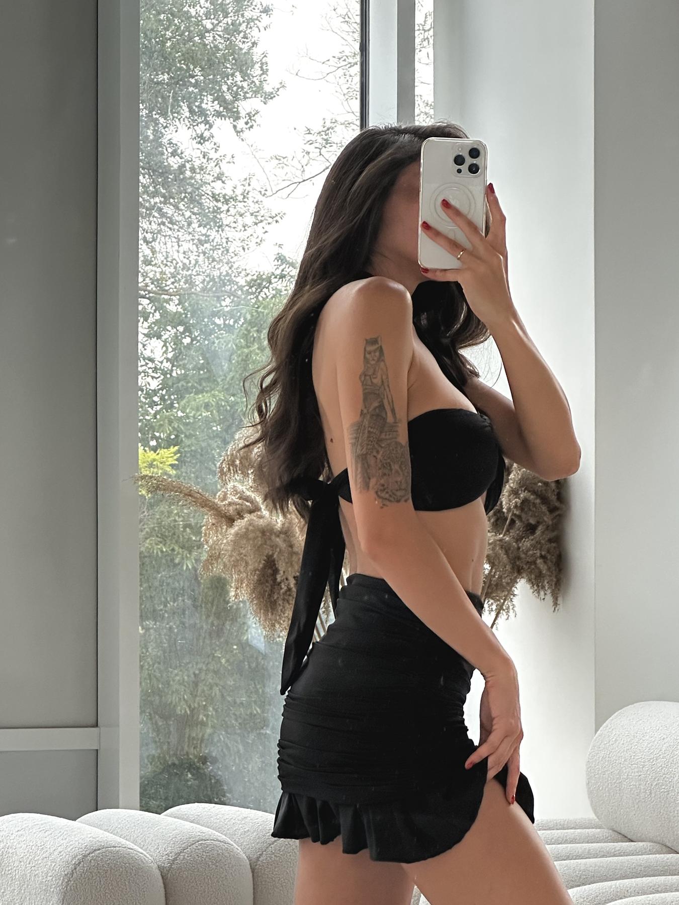 Юбка від купальника лише  Siren чорний