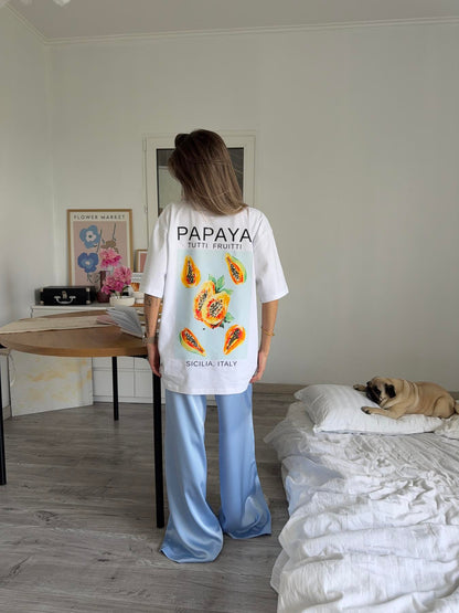 Штани  з сатину блакитний 