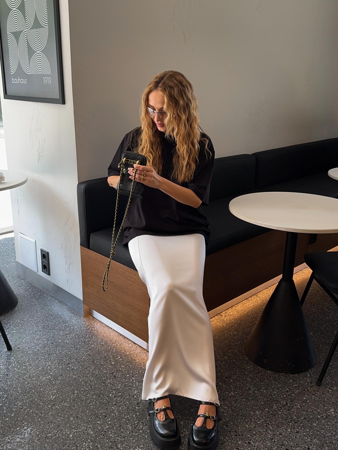 Юбка максі приталена 