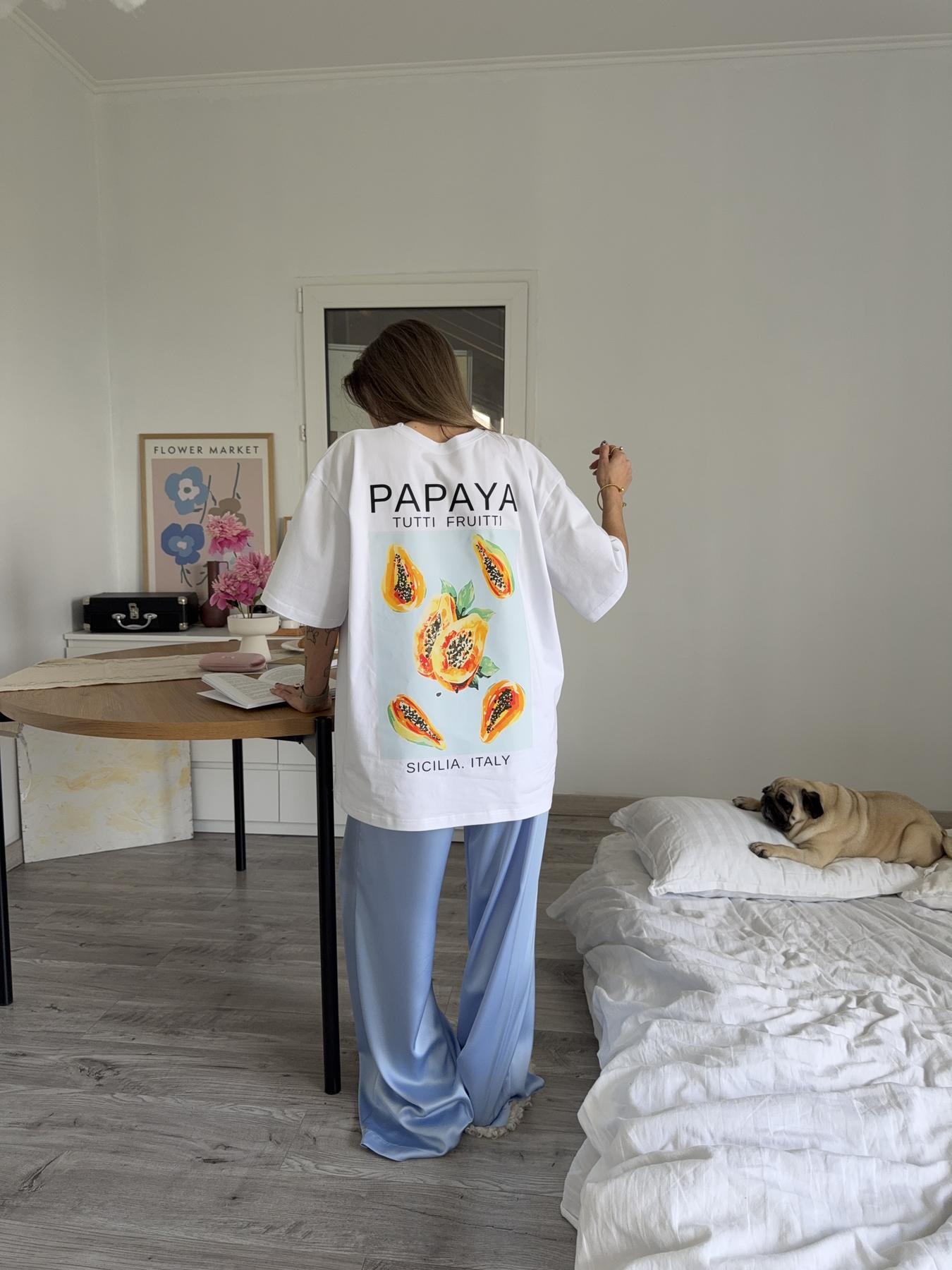 Штани  з сатину блакитний 