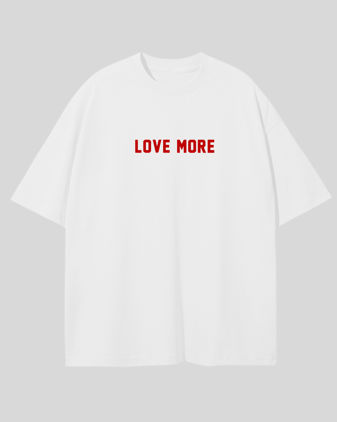 Футболка оверсайз love more