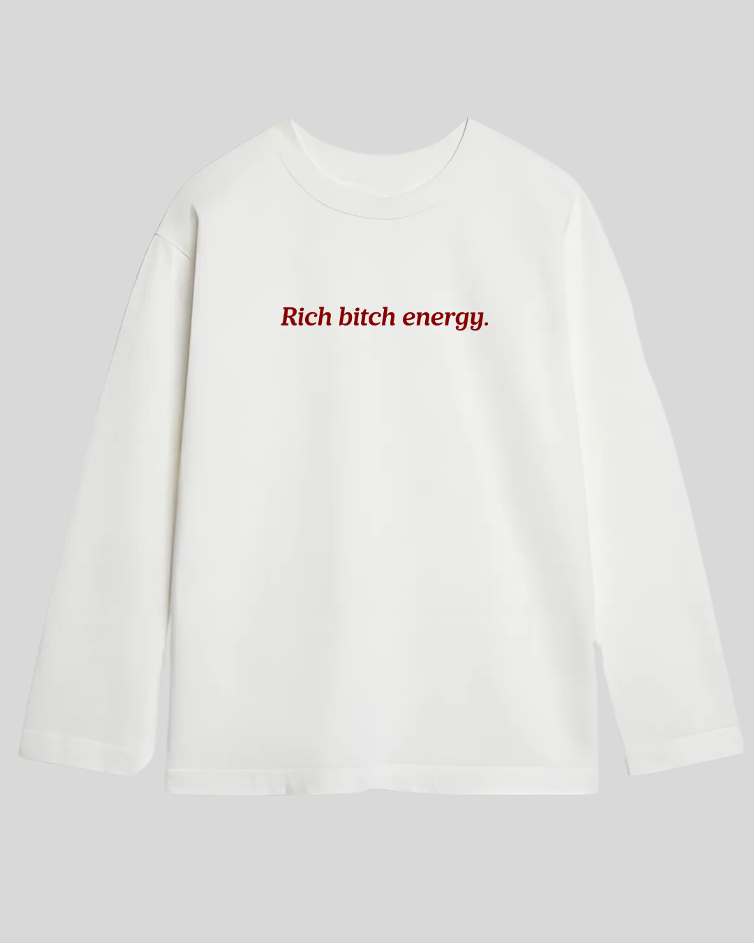 Лонг оверсайз шампань rich bitch