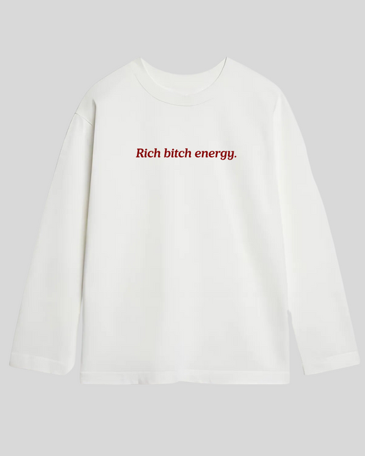 Лонг оверсайз шампань rich bitch