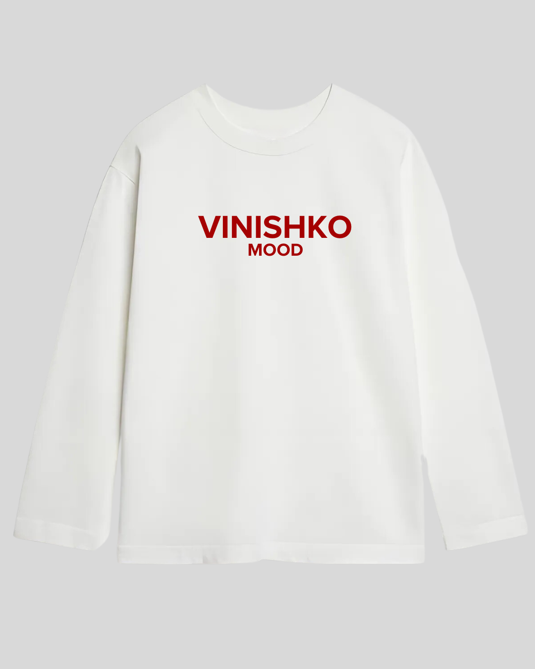 Лонг оверсайз білий vinishko mood