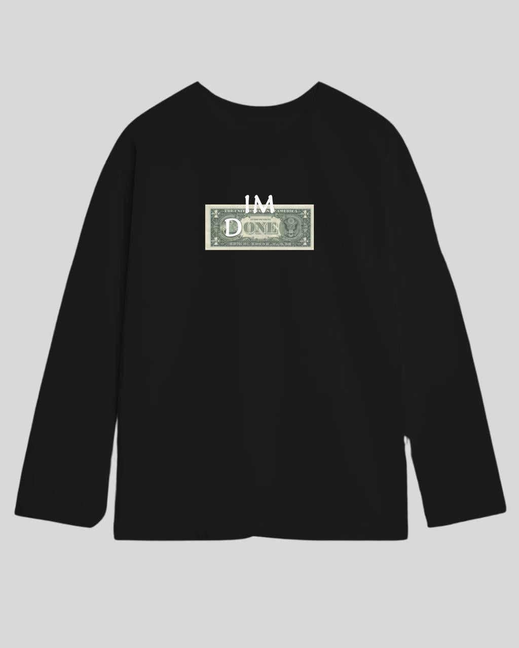 Лонг оверсайз чорний done 