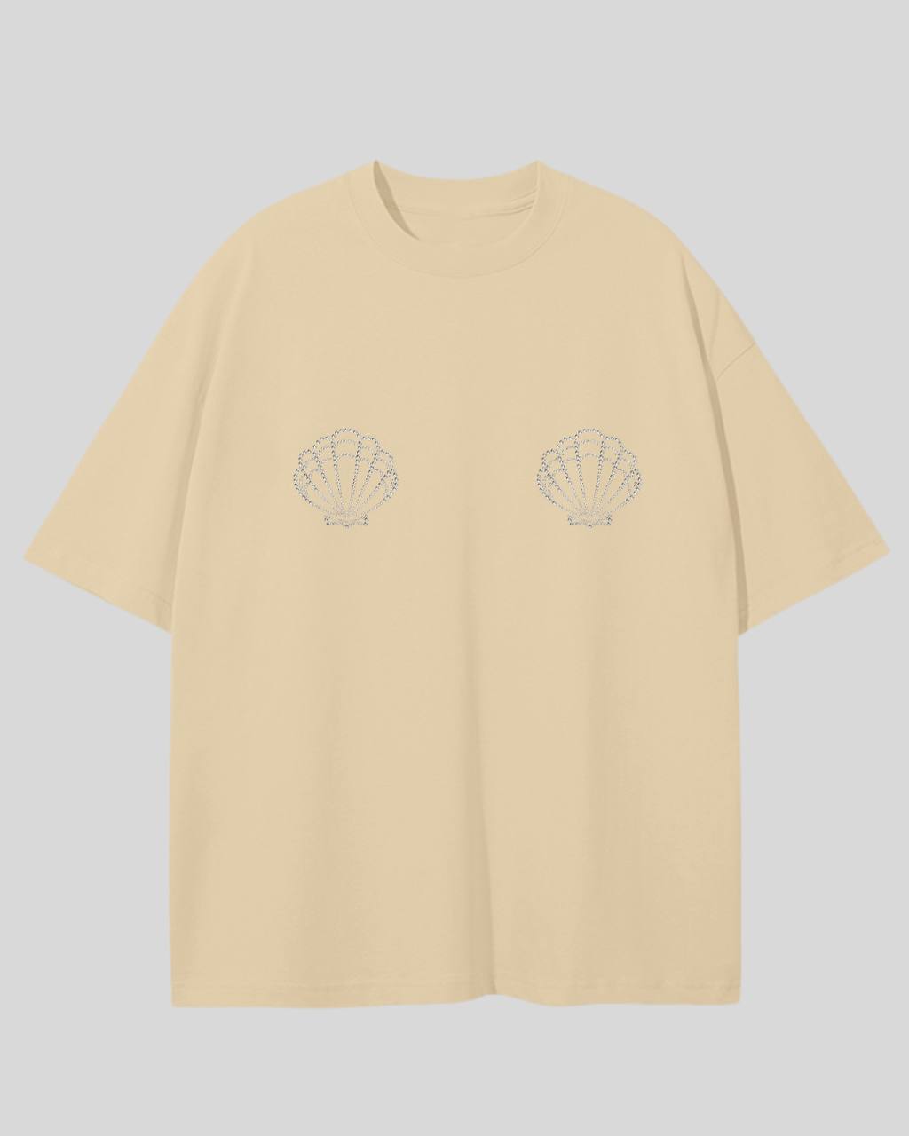 Футболка оверсайз мушлі