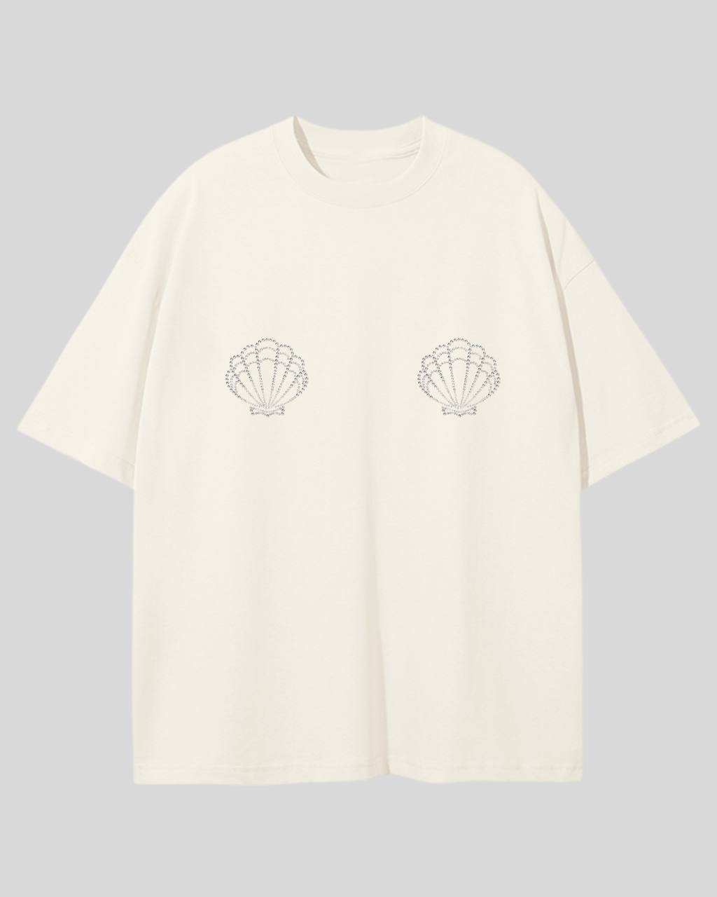 Футболка оверсайз мушлі