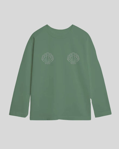 Лонгслів оверсайз мушля