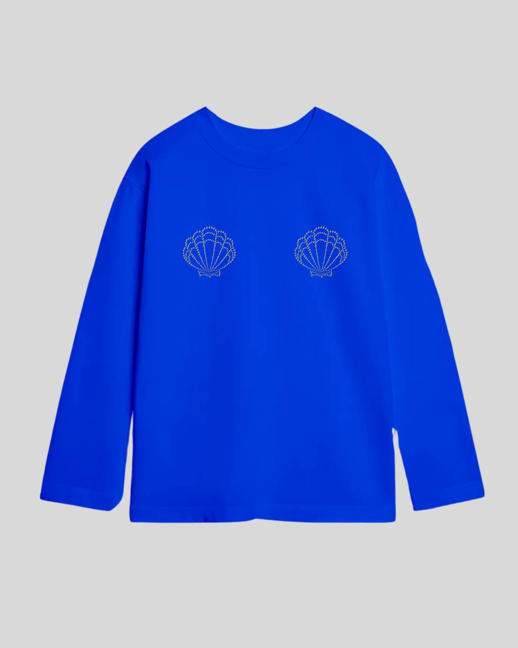 Лонгслів оверсайз мушля