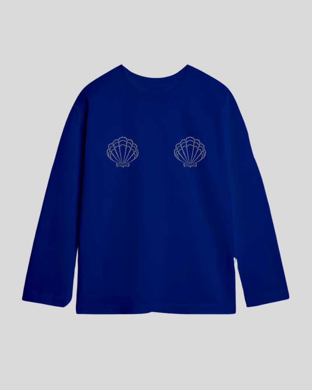 Лонгслів оверсайз мушля