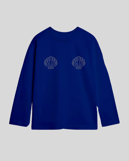 Лонгслів оверсайз мушля