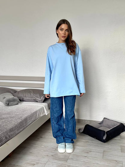 Лонгслів оверсайз базовий