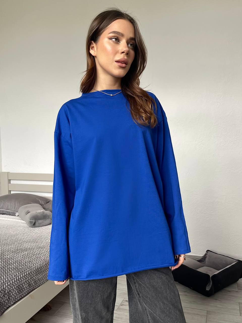 Лонгслів оверсайз базовий