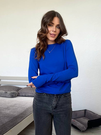 Лонгслів приталений