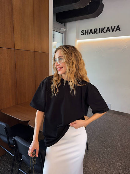 Футболка з стразами "Plan tam"