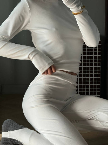 Термолонгслів з мікрофлісу з прорізами для пальчика